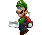 Vacuum Luigi Trophy - Super Smash Bros. Melee