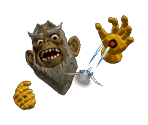 Andross (Star Fox 64) Trophy - Super Smash Bros. Melee