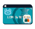 Shopping Card - Animal Crossing: City Folk