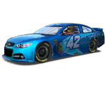 #42 Credit One Bank Chevrolet - NASCAR RaceView Mobile