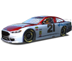 #21 Motorcraft/Quick Lane Tire & Auto Center Ford - NASCAR RaceView Mobile