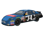 #34 Detoxify Brand/Makoto Sauces Dodge - NASCAR RaceView