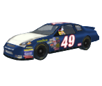 #49 BAM Racing Chevrolet - NASCAR RaceView