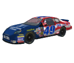 #49 Paralyzed Veterans of America Dodge - NASCAR RaceView