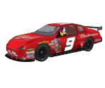 #9 Budweiser Dodge - NASCAR RaceView