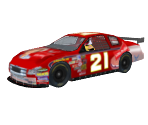 #21 Motorcraft/Quick Lane Tire & Auto Center Ford - NASCAR RaceView