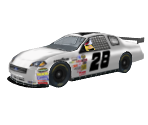 #28 Yates Racing Ford - NASCAR RaceView