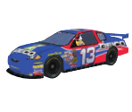#13 GEICO Toyota - NASCAR RaceView