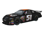 #51 FABgrills / KrugerFarms.com Dodge - NASCAR RaceView