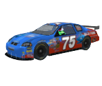 #75 Blu Frog Energy Drink Dodge - NASCAR RaceView