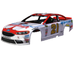 #21 Ryan Blaney (Motorcraft Throwback) - NASCAR Heat Evolution