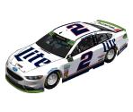 #2 Brad Keselowski (Chicagoland II) (Over 21) - NASCAR Heat 2