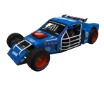 Splitscreen Blue - TrackMania Turbo
