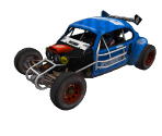 Splitscreen Blue - TrackMania Turbo