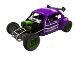 Splitscreen Purple - TrackMania Turbo