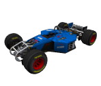 Splitscreen Blue - TrackMania Turbo