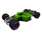 Splitscreen Green - TrackMania Turbo