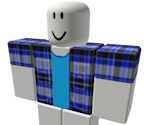 Blue Plaid Shirt - Roblox