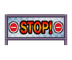 Mission Gate & Stop Sign - Mario Kart DS