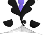 Suit With Purple Tie - Roblox