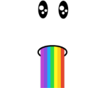 Rainbow Barf Face - Roblox