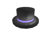Purple Banded Top Hat - Roblox