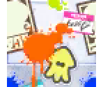 Ink-Splattered Wall - Animal Crossing: New Leaf