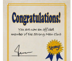 Strong Man Club Certificate - Bone: Out from Boneville / The Great Cow Race