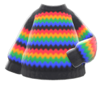 Rainbow Sweater - Animal Crossing: New Horizons