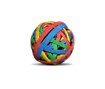 Rubber Band Ball - Paper Toss