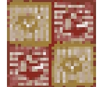 Red & Gold Cutout Wood - LittleBigPlanet