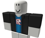 Black Jacket With Blue Shirt - Roblox