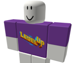 Purple Level Up Shirt - Roblox