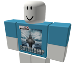 KRE-O Battleship Shirt Blue - Roblox