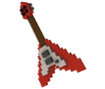 8-Bit Back Rocker Guitar - Roblox