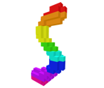 8-Bit Rainbow Cat Tail - Roblox