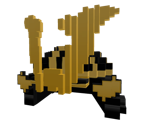 8-Bit Samurai Helmet - Roblox