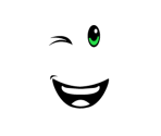 Green Wistful Wink - Roblox