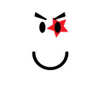 Red Rock Star Smile - Roblox
