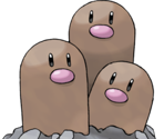 #051 Dugtrio - Pokémon: Let's Go, Pikachu! / Eevee!