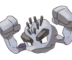 #074 Alolan Geodude - Pokémon: Let's Go, Pikachu! / Eevee!