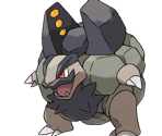 #076 Alolan Golem - Pokémon: Let's Go, Pikachu! / Eevee!