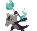 #105 Alolan Marowak - Pokémon: Let's Go, Pikachu! / Eevee!