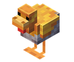 Gold Crested Chicken - Minecraft Earth