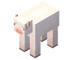 Albino Cow - Minecraft Earth