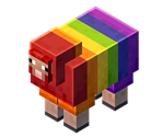 Rainbow Sheep - Minecraft Earth
