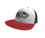 Vans Red-Navy Classic Patch Trucker Hat - Roblox
