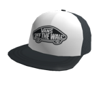 Vans White-Black Classic Patch Trucker Hat - Roblox