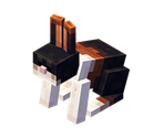 Harelequin Rabbit - Minecraft Earth