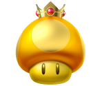 Golden Dash Mushroom - Super Mario Party